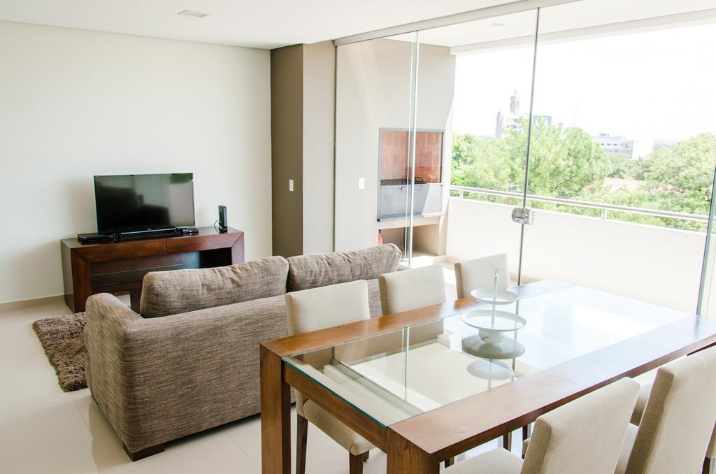 Departamento Moderno En Asuncion Villa Morra Rum bild